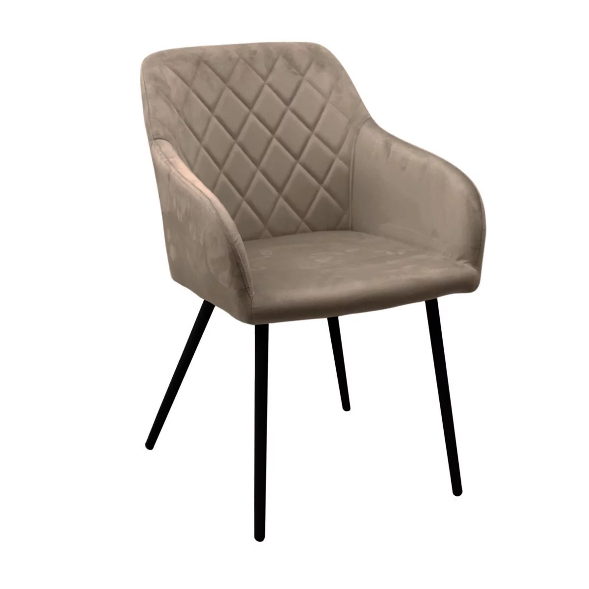 Стул Loper Catifea SC-8266 Brown HLR-49 + Black Legs
