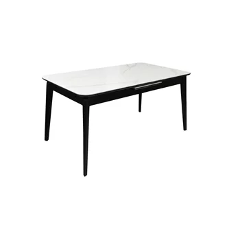 Раздвижной стол DP Ravena 160/200x90x76см Ceramic Snow White