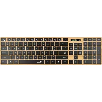 Клавиатура Genius SlimStar 7250BT, EN/RU, Pine Wood