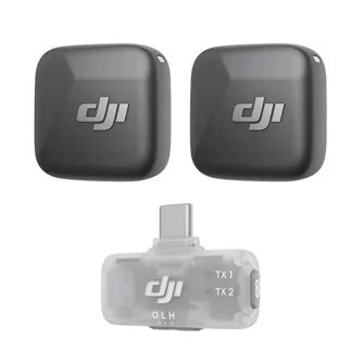 Микрофон DJI Mic Mini (2 TX + 1 Mobile RX), Black