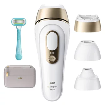 Fotoepilator Braun Silk-expert Pro 5 PL5351, White/Gold