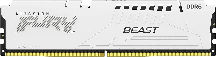 Memorie RAM Kingston FURY Beast 16GB DDR5-6000 EXPO White