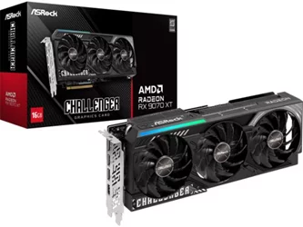 Placă video ASRock Radeon RX 9070 XT Challenger