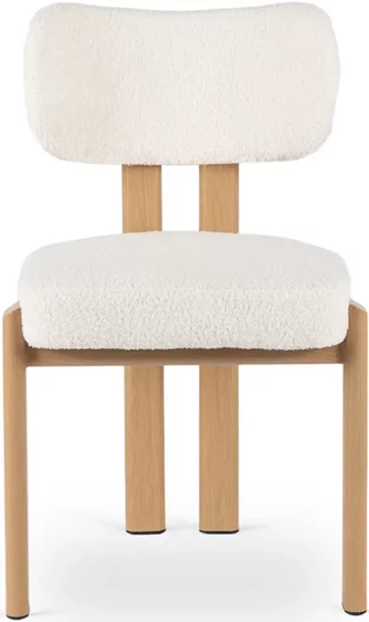 Scaun de bucătărie Mebel Elite Grenada Boucle, Oak/Cream