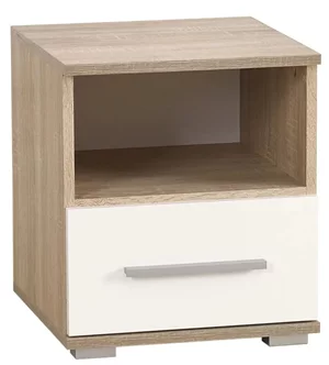 Image Noptiera HALMAR LIMA SN-1, Sonoma/White