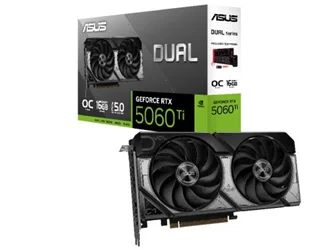 Placă video ASUS RTX5060Ti 16GB GDDR7 Dual OC