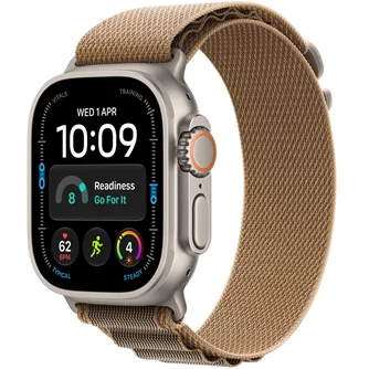 Умные часы Apple Watch Ultra 4 GPS + LTE 49mm MJAG4 Natural Titanium Case Desert Alpine Loop L