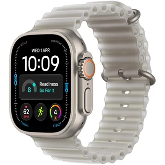 Умные часы Apple Watch Ultra 4 GPS + LTE 49mm MJAD4 Natural Titanium Case Tran. Gray Ocean Band