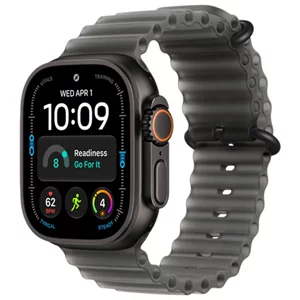 Image Умные часы Apple Watch Ultra 4 GPS + LTE 49mm MJAY4 Black Titanium Case Tran. Black Ocean Band