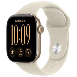 Image Умные часы Apple Watch Series 12 GPS 42mm MJEE4 Light Gold Aluminium Case Sand Sport Band M/L