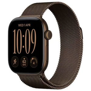 Image Ceas inteligent Apple Watch Series 12 GPS 42mm MKDC4 Dark Bronze Aluminium Dark Bronze Milanese Loop