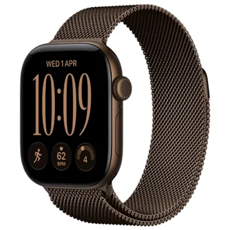 Ceas inteligent Apple Watch Series 12 GPS 42mm MKDC4 Dark Bronze Aluminium Dark Bronze Milanese Loop