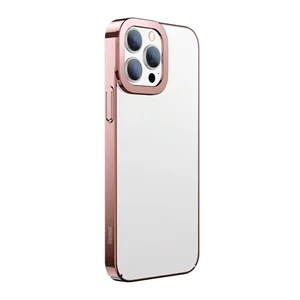 Image Чехол Baseus for Phone iPhone 13 Pro Max Glitter Pink