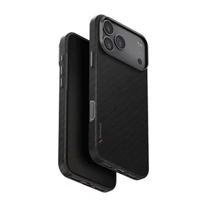 Image Husă Uniq iPhone 17 Pro Hybrid MagClick Keva Edge, Carbon Black