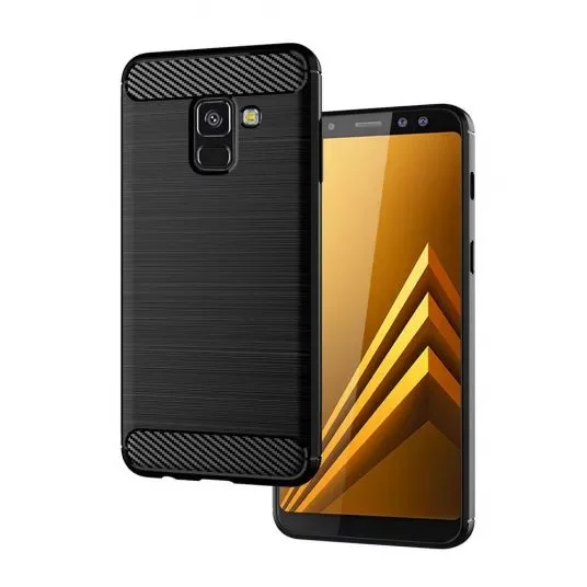Чехол Helmet Carbon Samsung A8 Plus (2018), Black