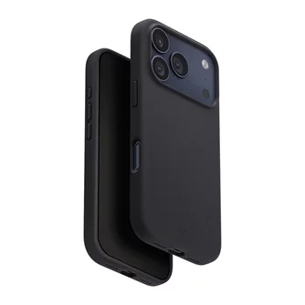 Husă Uniq iPhone 17 Pro Hybrid MagClick Lino, Charcoal Grey