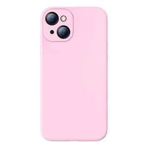 Image Чехол Baseus Liquid Silica Gel Protective iPhone 13, Pink