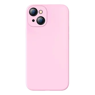 Чехол Baseus Liquid Silica Gel Protective iPhone 13, Pink