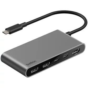 Adapter BELKIN USB-C 5-IN-1 Multiport 100w Space Gray