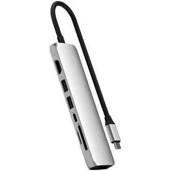 Adapter SATECHI 7-in-1 USB-C Silver