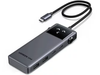 Adaptor UGREEN 6in1 CM888 USB-C 4K, Grey