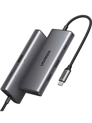 Image Adaptor UGREEN USB-C 7in1 CM498, Space Gray