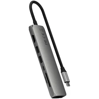 Adapter SATECHI 7-in-1 USB-C Space Grey