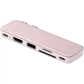 Adapter SATECHI USB-C Snap Hub Blush