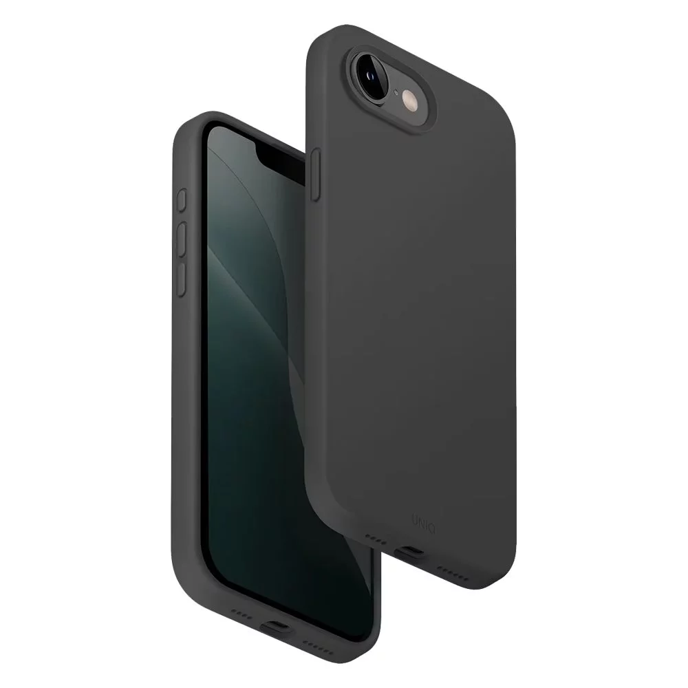 Чехол Uniq iPhone 16e/17e Hybrid MagClick Lino, Grey