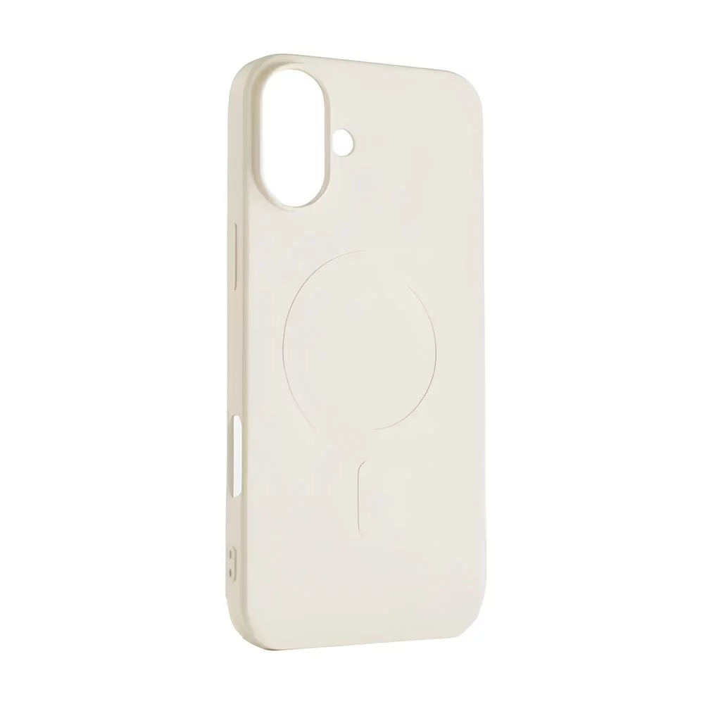 Чехол WOO iPhone 16 Liquid Silicone Magsafe, Beige