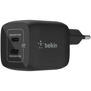 Image Зарядное устройство BELKIN 45W Dual USB-C GaN Black