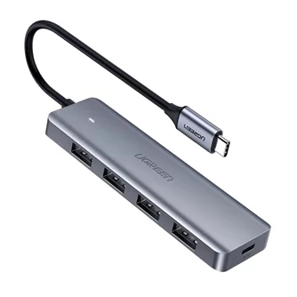 Adaptor UGREEN HUB 4in1 CM219, Grey