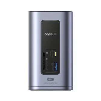 Adaptor Baseus 12-in-1 Type-C Docking Station, Space Grey