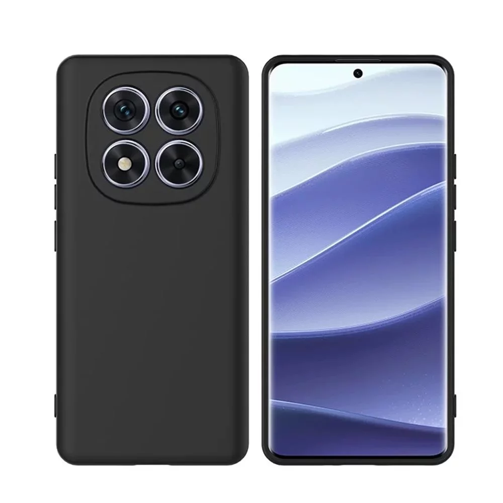 Husă WOO Xiaomi Redmi Note 14 Pro Plus 5G Liquid Silicone, Black