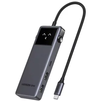 Adaptor UGREEN USB-C 7in1 CM889, Gray