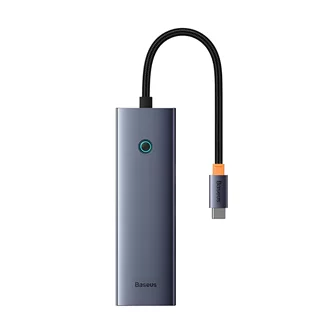 Adaptor Baseus USB-C 6in1 UltraJoy BS-OH118, Space Gray