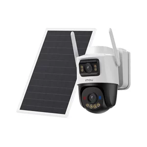 Image Cameră video imou AOV PTZ Dual Security with 8W Solar Panel Wi-Fi+4G 3K 5+5MP, White