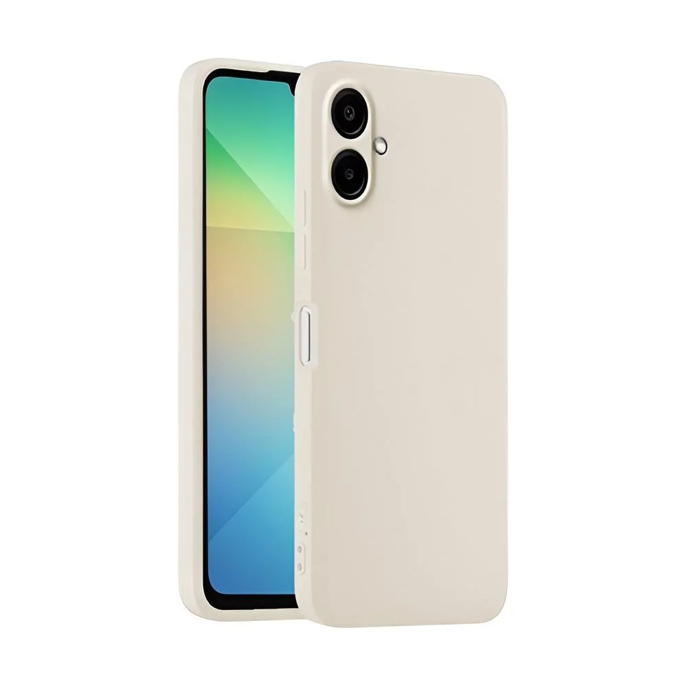 Husă WOO Samsung Galaxy A06 Liquid Silicone, Beige