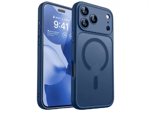 Husă AG iPhone 17 Pro Max MagSafe, Blue