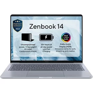 Image Ноутбук ASUS UX3480QA Snapdragon X1-26-100 16/512GB Win11 Arctic Blue
