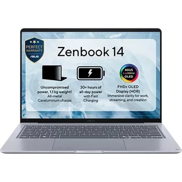 Ноутбук ASUS UX3480QA Snapdragon X1-26-100 16/512GB Win11 Arctic Blue