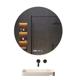 Image Oglindă Bayro Moon LED Touch 800x800 Round