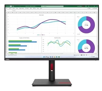 Монитор LENOVO ThinkVision T32h-30 Black