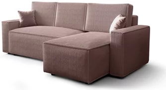 Canapea colțar Space Meble Ambro L Poso 27 Pink