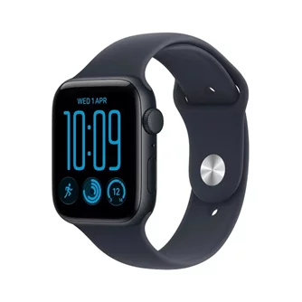 Умные часы Apple Watch SE 3 GPS 44mm MJL74 Midnight Aluminium Navy Blue Sport Band S/M