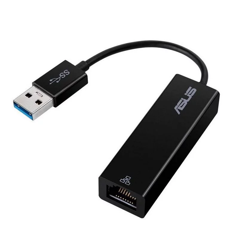 Adaptor de rețea ASUS OH102, USB 3.0 la RJ45, Gigabit, negru