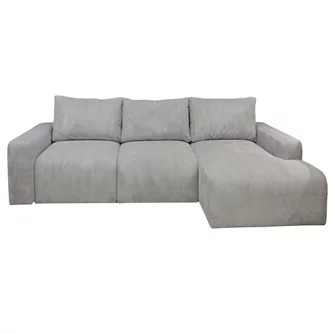 Canapea colțar extensibilă DP Loft KORD 100, dreapta, gri