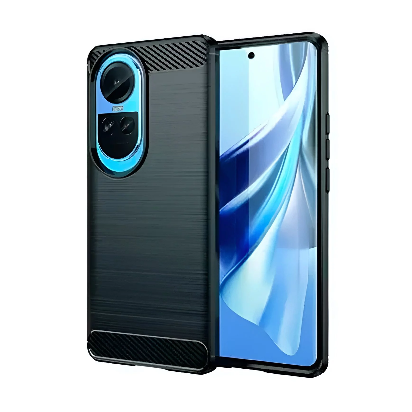 Чехол OPPO Reno 10 TPU Protective Case, чёрный
