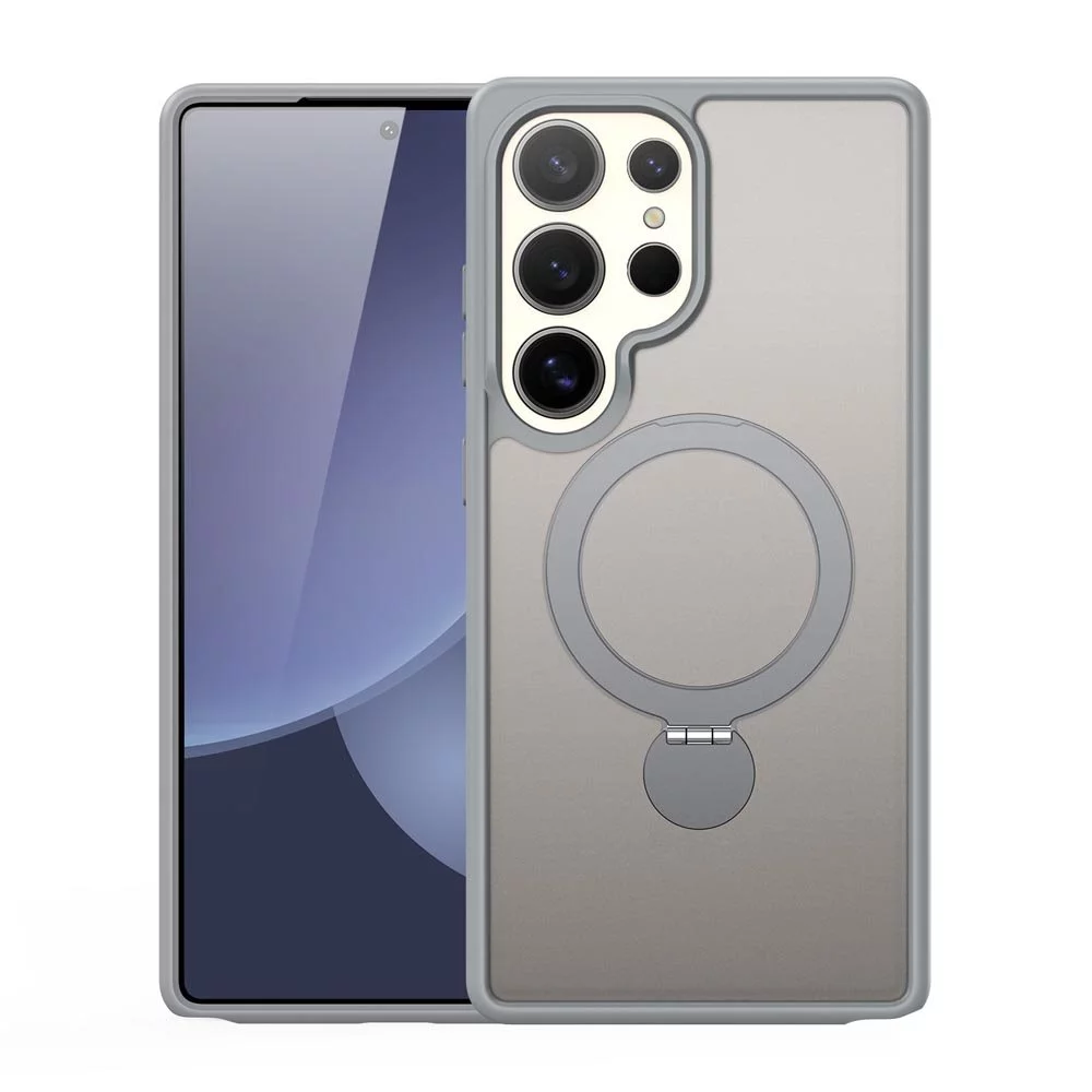 Husă DUX DUCIS Yind Mag 360 Stand pentru Samsung Galaxy S25 Ultra, gri