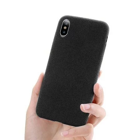 Husă Helmet TPU Suede Samsung A6 (2018), Black